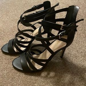 Aldo Strappy Pump with Zipper Back